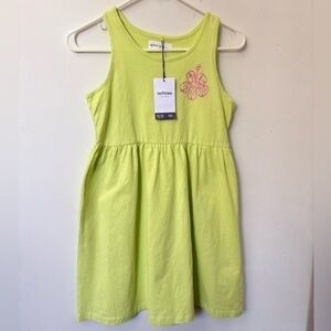 Lefties Lime Green Kids Dress size 11-12 casual